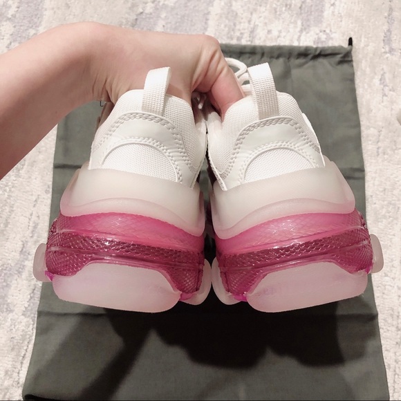 NIB BALENCIAGA Triple S Clear Sole Sneakers 36 - Picture 13 of 14